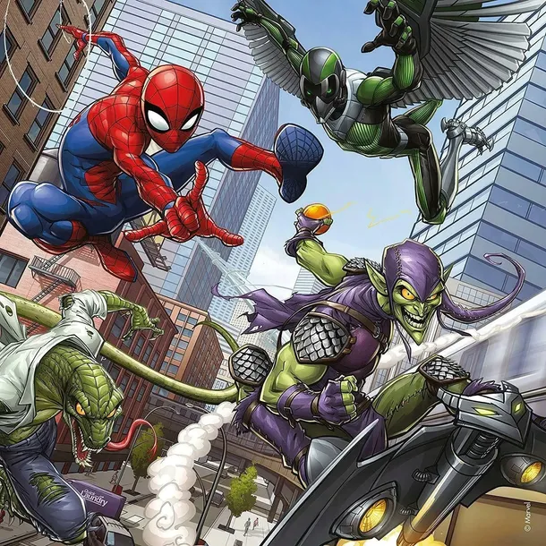 puzzle-3x49-spiderman-w-akcji-liczba-elementow-147