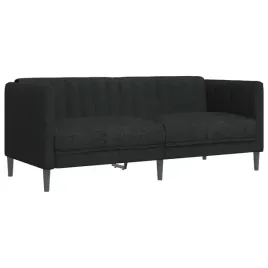 sofa-2-osobowa-czarna-tapicerowana-tkanina