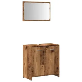 szafka-lazienkowa-z-lustrem-stare-drewno