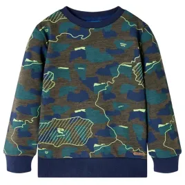 bluza-dziecieca-ciemne-khaki-melanz-140
