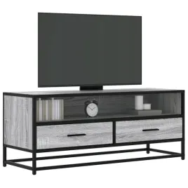 szafka-pod-telewizor-szary-dab-sonoma-100x345x40-cm
