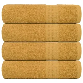 reczniki-kapielowe-4-szt-zloty-100x150-cm-360-gsm-100percent-bawelna
