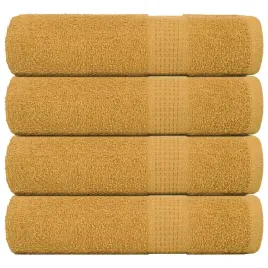 reczniki-prysznicowe-4-szt-zloty-70x140cm-360-gsm-100percent-bawelna