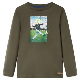 koszulka-dziecieca-z-dlugimi-rekawami-khaki-104