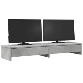 podstawka-pod-monitor-z-szufladami-szarosc-betonu-100x27x15cm