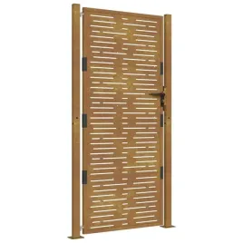 furtka-ogrodowa-105x180-cm-stal-kortenowska-motyw-prostokaty