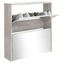 szafka-na-buty-lustro-i-2-szuflady-szary-beton-63x17x67-cm