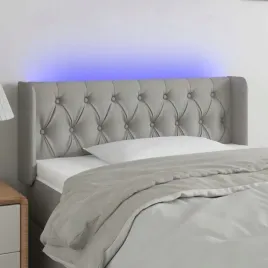 zaglowek-do-lozka-z-led-jasnoszary-103x16x78-88-cm-tkanina