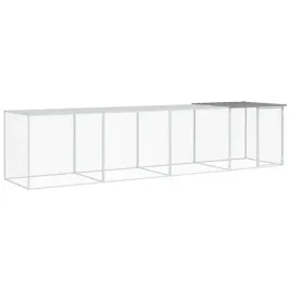 klatka-dla-kurczat-z-dachem-jasnoszara-403x98x90-cm-stal