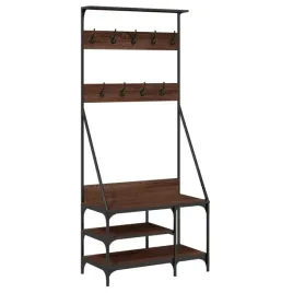 wieszak-na-ubrania-z-miejscem-na-buty-brazowy-dab-80x40x184-cm