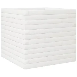 donica-ogrodowa-biala-50x50x455-cm-lite-drewno-sosnowe