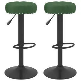 stolki-barowe-2-szt-ciemnozielone-tapicerowan