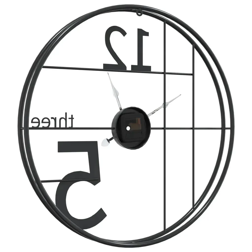 zegar-scienny-czarny-o50-cm-zelazo-stan-nowy