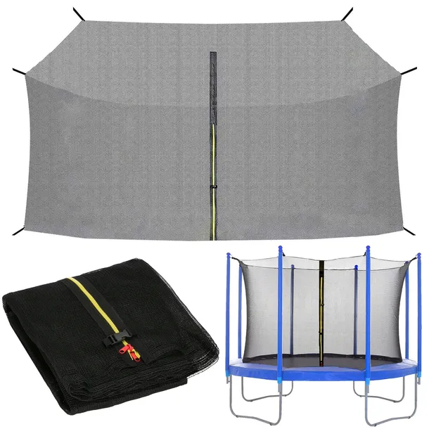 SIATKA DO TRAMPOLINY 304-312 cm 10FT na 8 SŁUPKÓW WEWNĘTRZNA OCHRONNA MOCNA