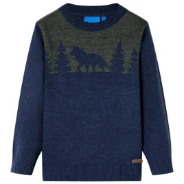 sweter-dzieciecy-z-dzianiny-granatowy-92