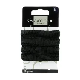 glamour-czarne-gumki-do-wlosow-grube-4-sztuki