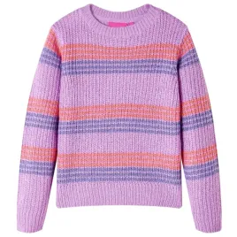 sweter-dzieciecy-z-dzianiny-w-paski-liliowo-rozowy-92
