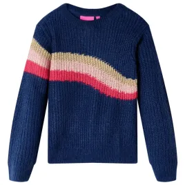 sweter-dzieciecy-z-dzianiny-granatowy-140