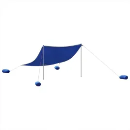 zadaszenie-na-plaze-z-obciaznikami-niebieskie-304x300-cm