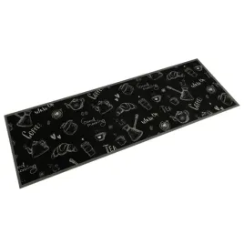 dywanik-kuchenny-z-motywem-morning-czarny-60x180-cm