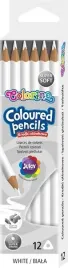 colorino-kredki-olowkowe-trojkatne-12-sztuk-biale
