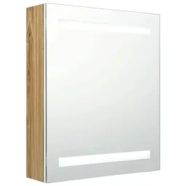szafka-lazienkowa-z-lustrem-i-led-biel-i-dab-50x14x60-cm