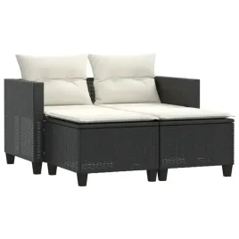 2-osobowa-sofa-ogrodowa-z-podnozkami-czarna-polirattan