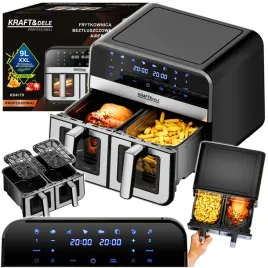 frytkownica-beztluszczowa-airfryer-9l-2500w-dwie-komory-45l-lcd-kd4179