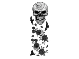 dekoracja-na-sciane-czaszka-na-halloween