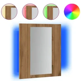 szafka-lazienkowa-z-lustrem-i-led-dab-artisan-40x12x45-cm