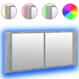 szafka-lazienkowa-z-lustrem-i-led-szary-dab-100x12x45-cm