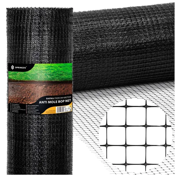 SIATKA NA KRETY PRZECIW KRETOM MOCNA PREMIUM 2x300m 30g GĘSTA WYTRZYMAŁA