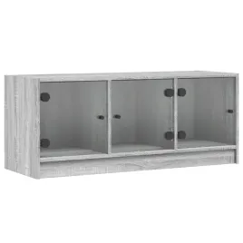 szafka-tv-ze-szklanymi-drzwiami-szary-dab-sonoma-102x37x42-cm