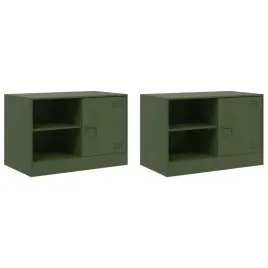 szafki-pod-telewizor-2-szt-oliwkowe-67x39x44-cm-stalowe