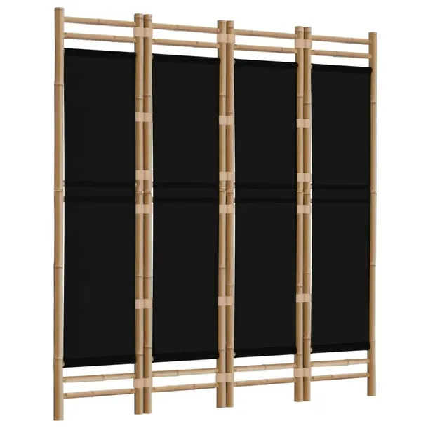 skladany-parawan-4-panelowy-160-cm-bambus-i-plotno-liczba-skrzydel-4