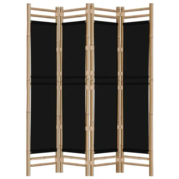 skladany-parawan-4-panelowy-160-cm-bambus-i-plotno-wysokosc-parawanu-180-cm