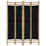 skladany-parawan-4-panelowy-160-cm-bambus-i-plotno-wysokosc-parawanu-180-cm