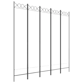 parawan-5-panelowy-bialy-200x200-cm-tkanina