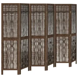 parawan-pokojowy-6-panelowy-ciemny-braz-lite-drewno-paulowni