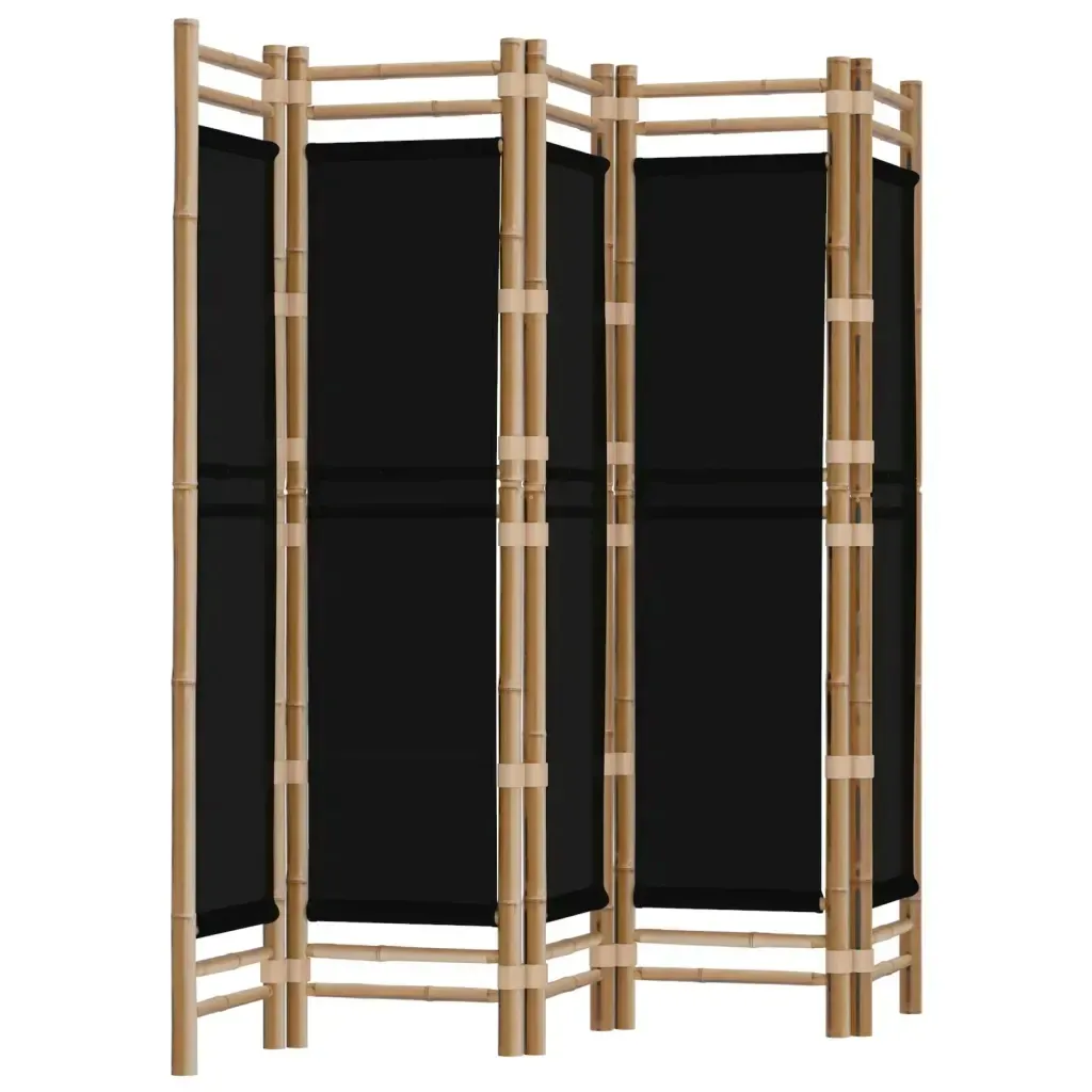 skladany-parawan-5-panelowy-200-cm-bambus-i-plotno