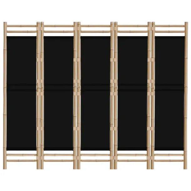 skladany-parawan-5-panelowy-200-cm-bambus-i-plotno-wysokosc-parawanu-180-cm