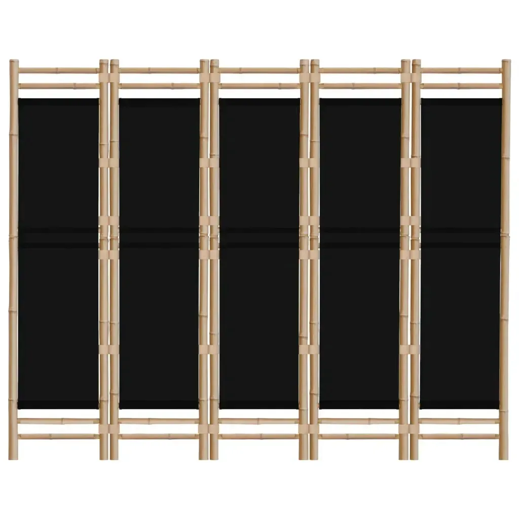 skladany-parawan-5-panelowy-200-cm-bambus-i-plotno