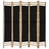 skladany-parawan-5-panelowy-200-cm-bambus-i-plotno-szerokosc-parawanu-200-cm