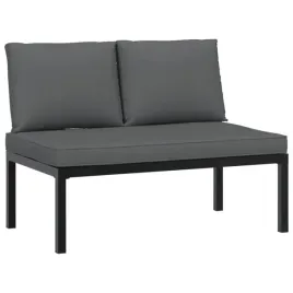 lawka-ogrodowa-z-poduszkami-czarna-aluminium