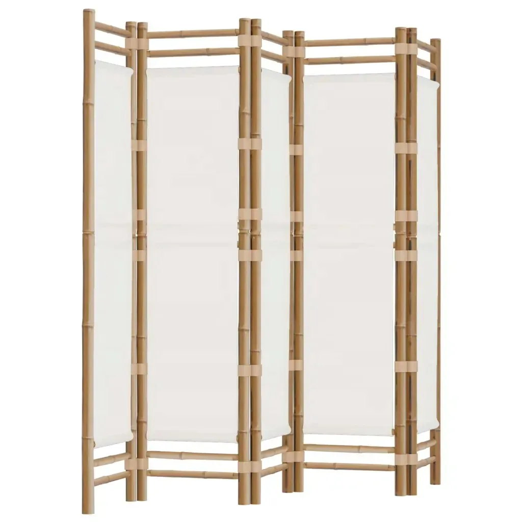 skladany-parawan-5-panelowy-200-cm-bambus-i-plotno