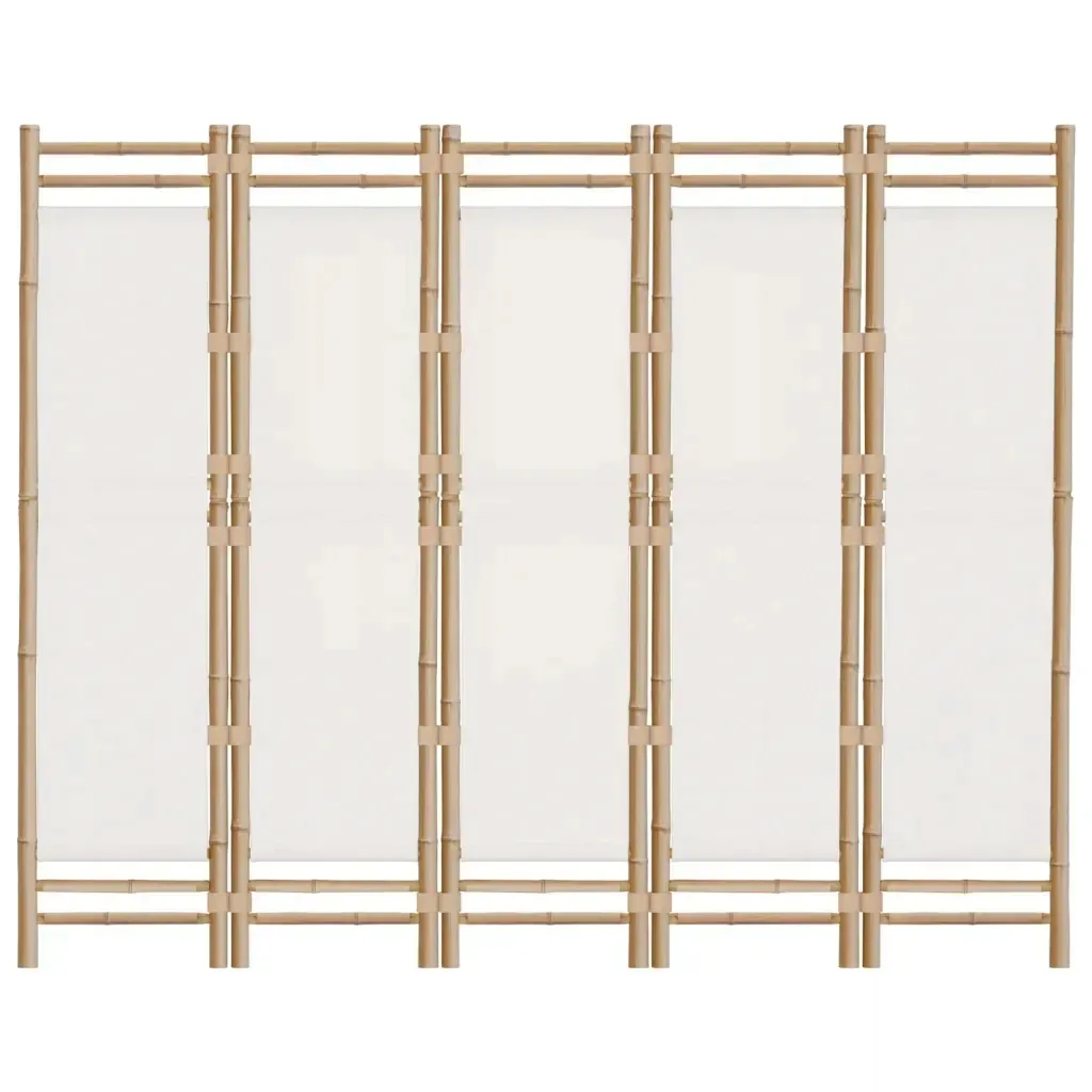 skladany-parawan-5-panelowy-200-cm-bambus-i-plotno