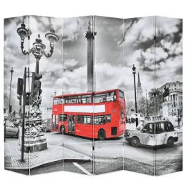 skladany-parawan-228x170-cm-londynski-autobus-czarno-bialy