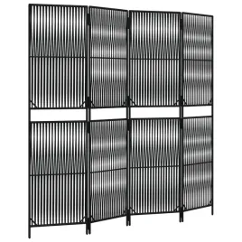 parawan-4-panelowy-czarny-polirattan