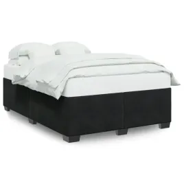 rama-lozka-czarna-160-x-200-cm-tapicerowana-aksamitem