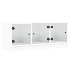szafka-tv-ze-szklanymi-drzwiami-biala-102x37x42-cm